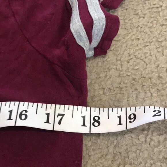 Justice active crop top size 12 girls burgundy - Picture 9 of 9